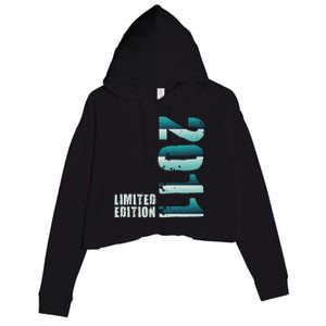 Limited Edition Birthday Made In 2011 Funny Gift Crop Fleece Hoodie