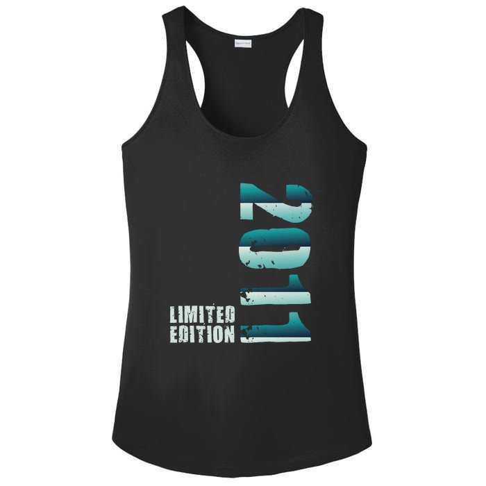 Limited Edition Birthday Made In 2011 Funny Gift Ladies PosiCharge Competitor Racerback Tank