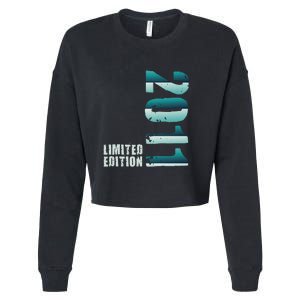 Limited Edition Birthday Made In 2011 Funny Gift Cropped Pullover Crew