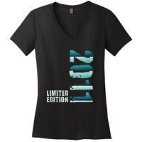 Limited Edition Birthday Made In 2011 Funny Gift Women's V-Neck T-Shirt