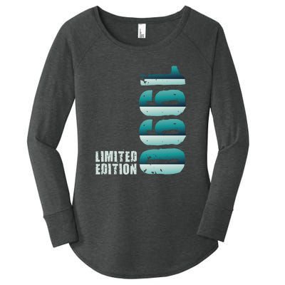 Limited Edition Birthday Made In 1990 Funny Gift Women's Perfect Tri Tunic Long Sleeve Shirt