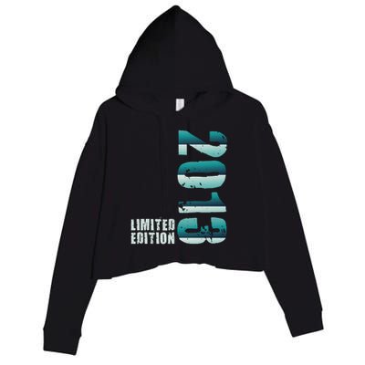 Limited Edition Birthday Made In 2013 Funny Gift Crop Fleece Hoodie