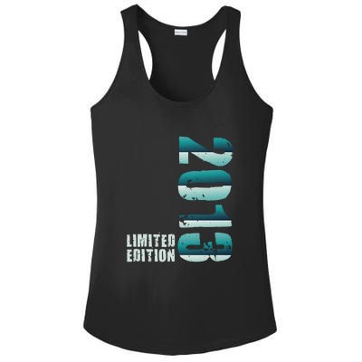 Limited Edition Birthday Made In 2013 Funny Gift Ladies PosiCharge Competitor Racerback Tank