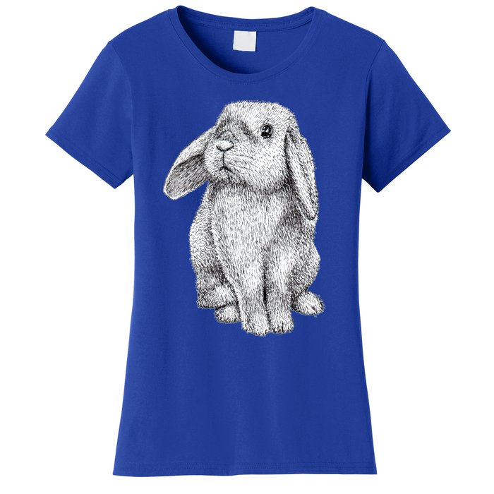 Lop Eared Bunny Rabbit Cute Funny Gift Women's T-Shirt