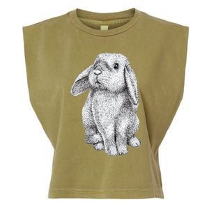 Lop Eared Bunny Rabbit Cute Funny Gift Garment-Dyed Women's Muscle Tee