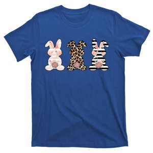 Leopard Easter Bunny Rabbit Trio Cute Happy Easter Day Gift T-Shirt