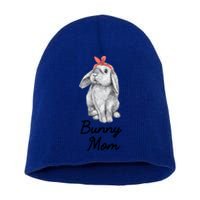 Lop Eared Bunny Rabbit Mom Drawing Gift Short Acrylic Beanie