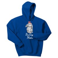 Lop Eared Bunny Rabbit Mom Drawing Funny Gift Kids Hoodie