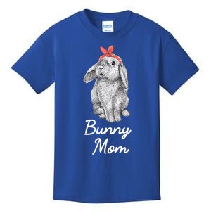 Lop Eared Bunny Rabbit Mom Drawing Funny Gift Kids T-Shirt