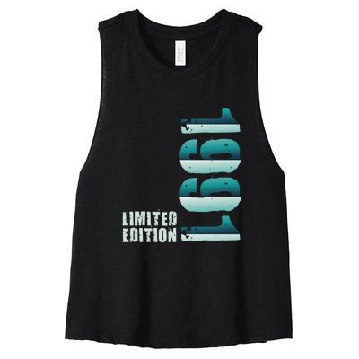 Limited Edition Birthday Made In 1991 Funny Gift Women's Racerback Cropped Tank