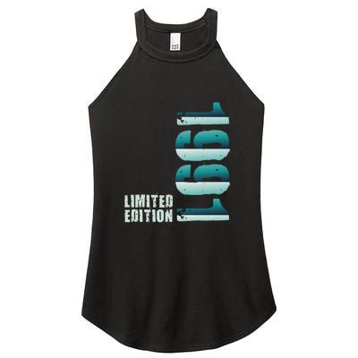 Limited Edition Birthday Made In 1991 Funny Gift Women's Perfect Tri Rocker Tank