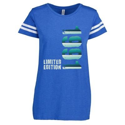 Limited Edition Birthday Made In 1991 Funny Gift Enza Ladies Jersey Football T-Shirt