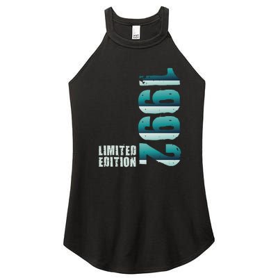 Limited Edition Birthday Made In 1992 Funny Gift Women’s Perfect Tri Rocker Tank