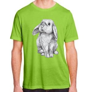 Lop Eared Bunny Rabbit Cute Gift Adult ChromaSoft Performance T-Shirt