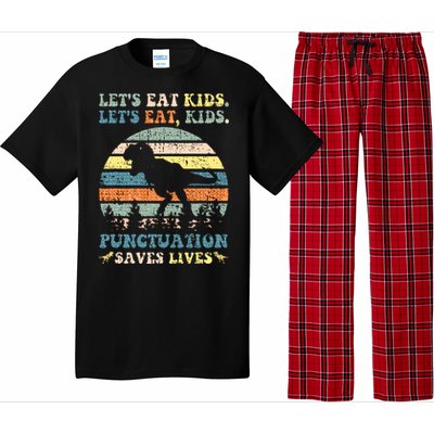 Lets Eat Boy Punctuation Saves Lives Pajama Set