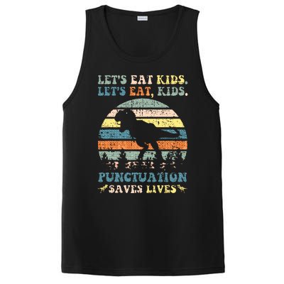 Lets Eat Boy Punctuation Saves Lives PosiCharge Competitor Tank