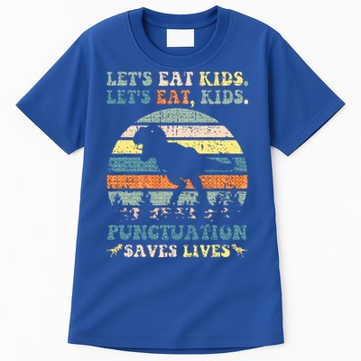 Lets Eat Boy Punctuation Saves Lives Tall T-Shirt