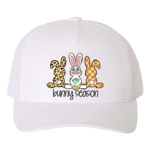 Leopard Easter Bunny Season Rabbit Trio Cute Easter Day Yupoong Adult 5-Panel Trucker Hat