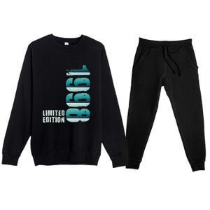 Limited Edition Birthday Made In 1998 Funny Gift Premium Crewneck Sweatsuit Set