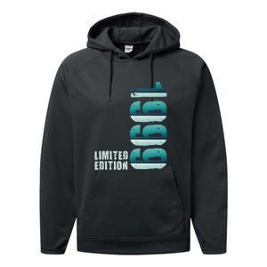 Limited Edition Birthday Made In 1999 Funny Gift Performance Fleece Hoodie