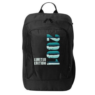 Limited Edition Birthday Made In 2001 Funny Gift City Backpack