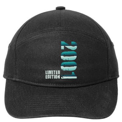 Limited Edition Birthday Made In 2001 Funny Gift 7-Panel Snapback Hat