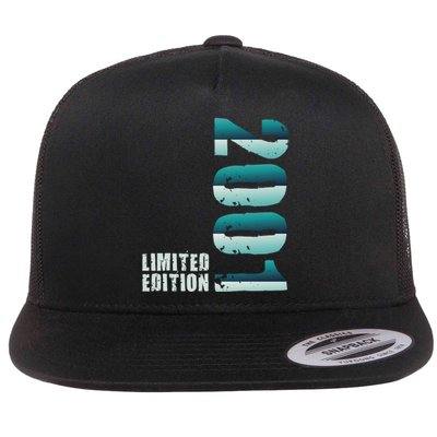 Limited Edition Birthday Made In 2001 Funny Gift Flat Bill Trucker Hat