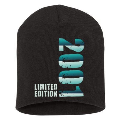 Limited Edition Birthday Made In 2001 Funny Gift Short Acrylic Beanie