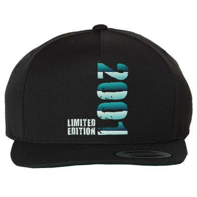 Limited Edition Birthday Made In 2001 Funny Gift Wool Snapback Cap