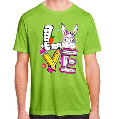 Love Easter Bunny School Adult ChromaSoft Performance T-Shirt