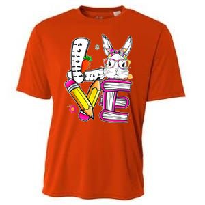 Love Easter Bunny School Cooling Performance Crew T-Shirt