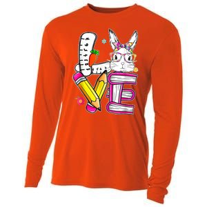 Love Easter Bunny School Cooling Performance Long Sleeve Crew