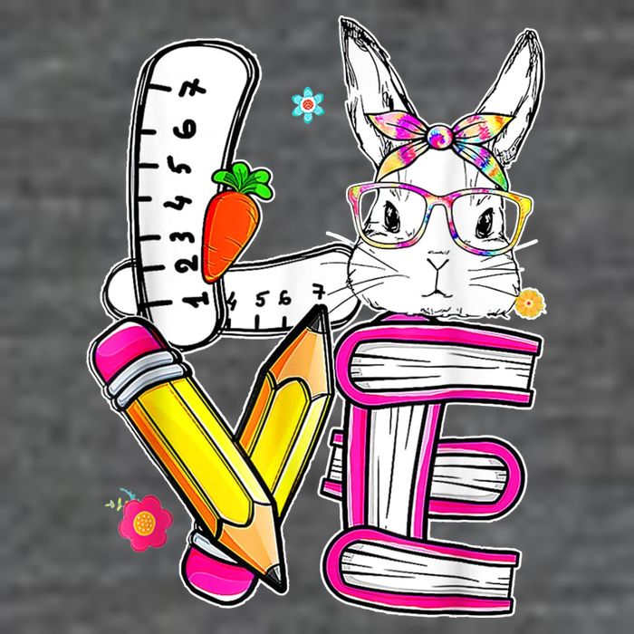 Love Easter Bunny School Backpack
