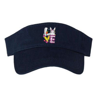 Love Easter Bunny School Valucap Bio-Washed Visor