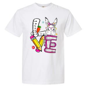 Love Easter Bunny School Garment-Dyed Heavyweight T-Shirt