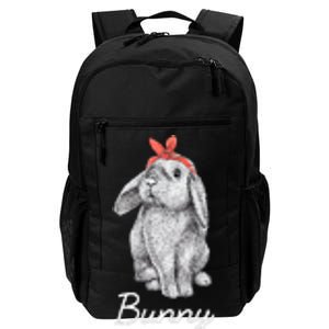 Lop Eared Bunny Rabbit Mom Drawing Daily Commute Backpack