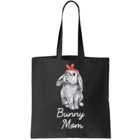 Lop Eared Bunny Rabbit Mom Drawing Tote Bag