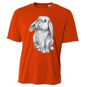 Lop Eared Bunny Rabbit Cute Gift Cooling Performance Crew T-Shirt