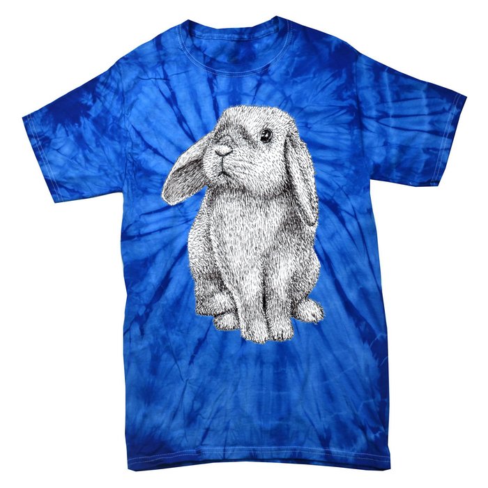 Lop Eared Bunny Rabbit Cute Gift Tie-Dye T-Shirt