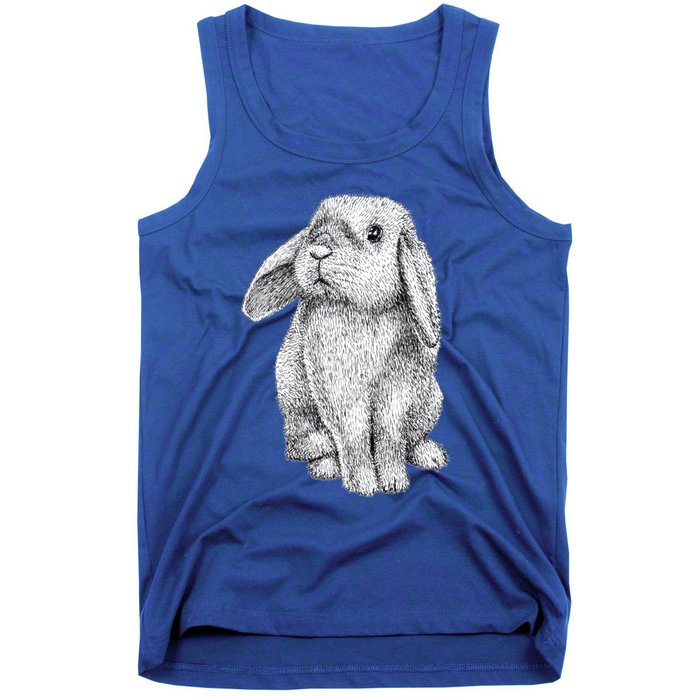 Lop Eared Bunny Rabbit Cute Gift Tank Top