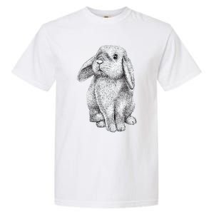 Lop Eared Bunny Rabbit Cute Gift Garment-Dyed Heavyweight T-Shirt