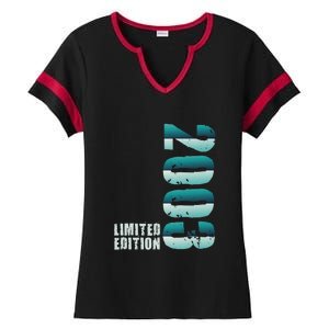 Limited Edition Birthday Made In 2003 Funny Gift Ladies Halftime Notch Neck Tee