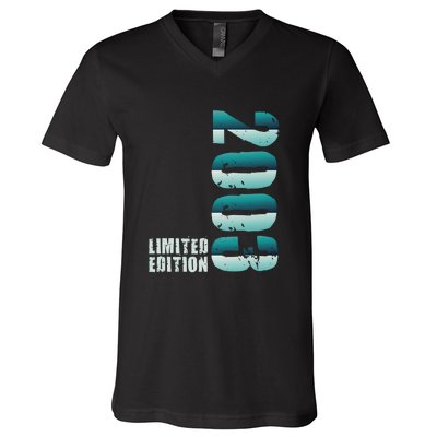 Limited Edition Birthday Made In 2003 Funny Gift V-Neck T-Shirt