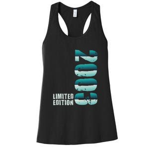 Limited Edition Birthday Made In 2003 Funny Gift Women's Racerback Tank