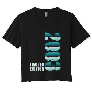 Limited Edition Birthday Made In 2003 Funny Gift Women's Crop Top Tee