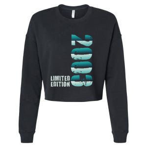 Limited Edition Birthday Made In 2003 Funny Gift Cropped Pullover Crew