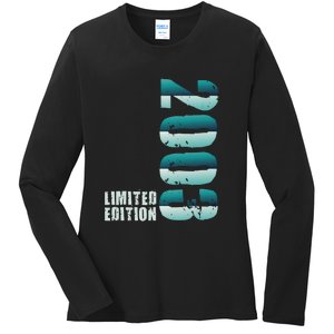 Limited Edition Birthday Made In 2003 Funny Gift Ladies Long Sleeve Shirt