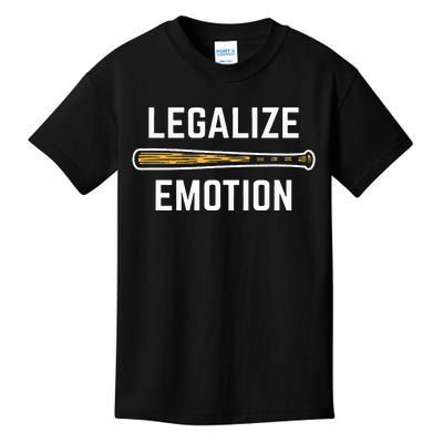 Legalize Emotion Baseball Kids T-Shirt