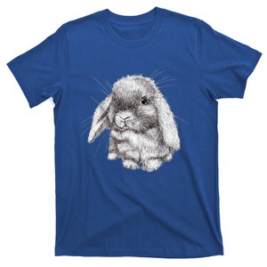 Lop Eared Bunny Rabbit Sketch Gift For Mens Womens Childrens T-Shirt