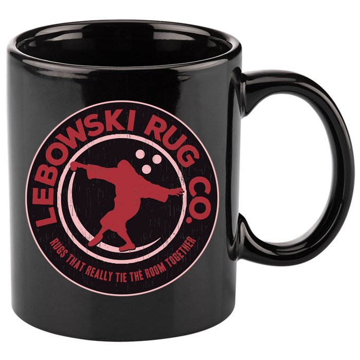 Lebowski Rug Co 11oz C Handle Ceramic Mug